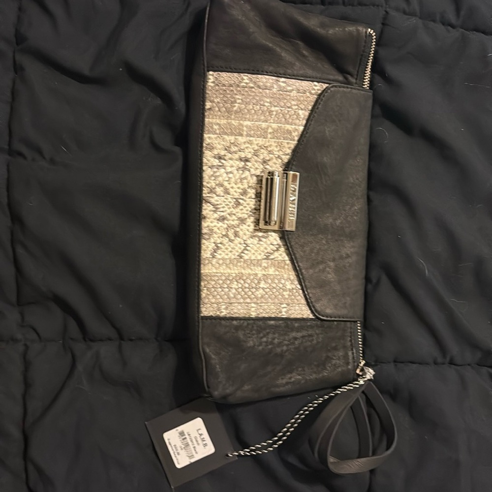 L.A.M.B. Designer Leather Clutch✨NWT✨